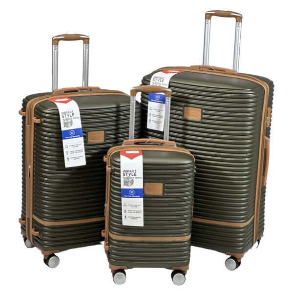 مجموعه سه عددی چمدان ای تی مدل ریپلی کتینگ تاپ چرم